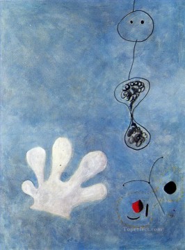 ジョアン・ミロ Painting - 白い手袋のジョアン・ミロ